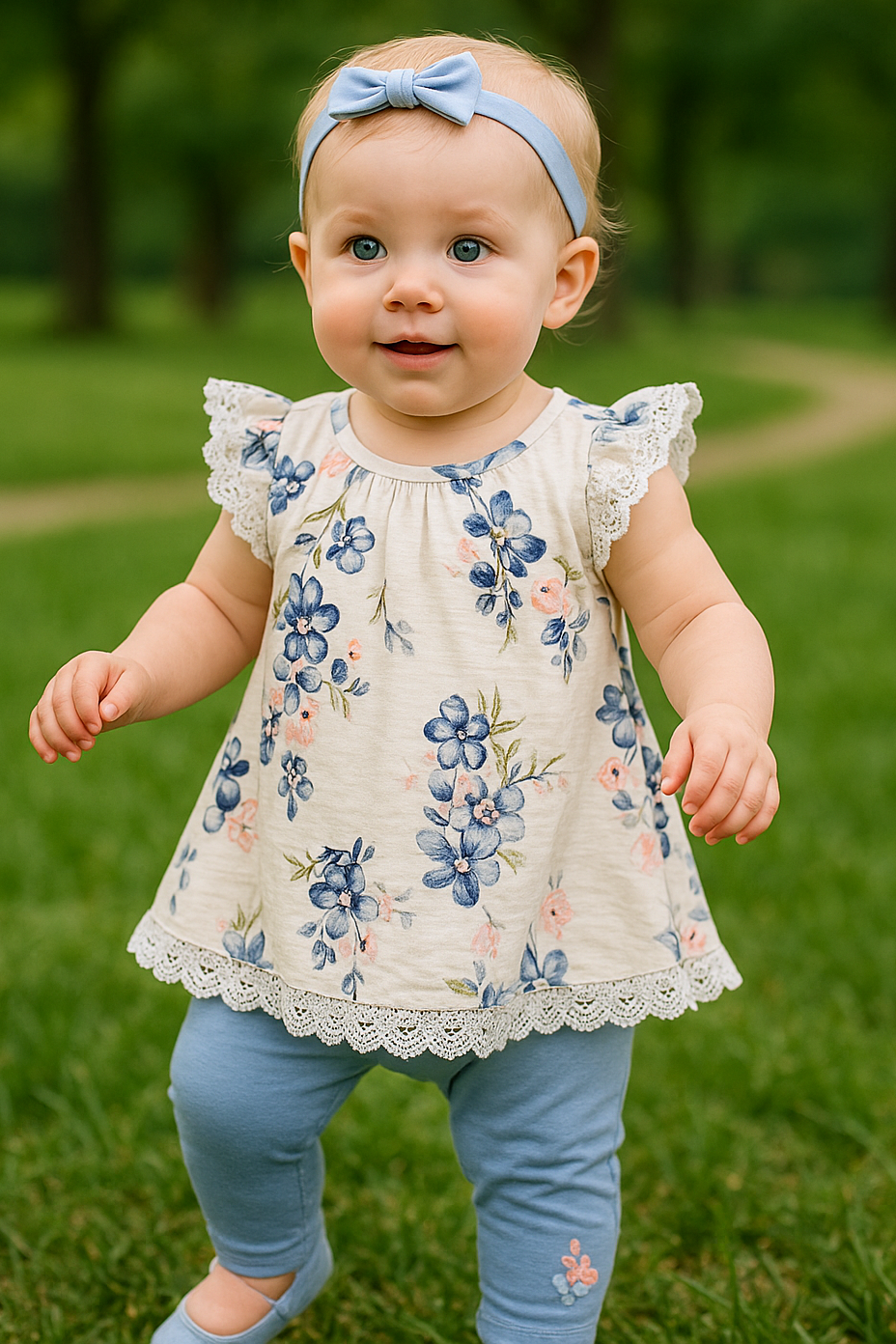 Conjunto 2 piezas 100% algodón para bebé y niñas - ¡Oportunidad única!