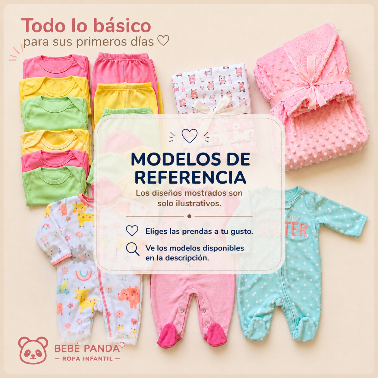 ✨ Pack Bienvenida Recién Nacida – Todo lo Esencial para sus Primeros Días