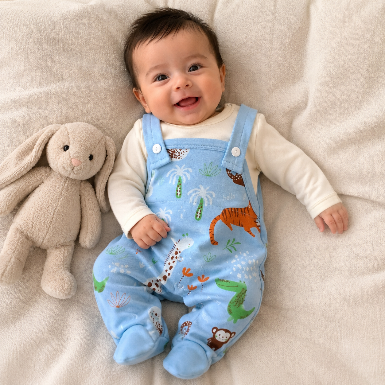 🐼 Enterito algodón bebé niño