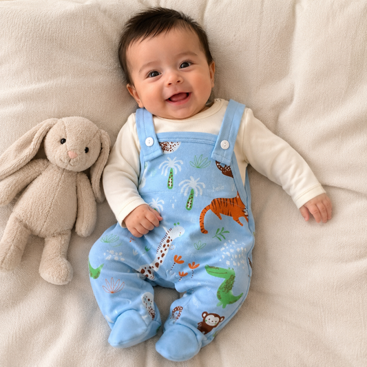 🐼 Enterito algodón bebé niño