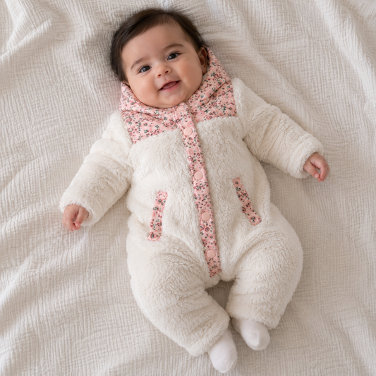 🐼 Enterito abrigado bebé niña