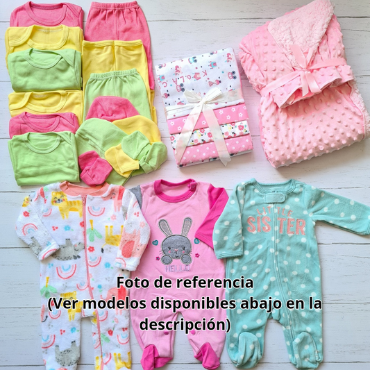 ✨ Pack Bienvenida Feliz para Recién Nacido/a – Todo lo Esencial de los Primeros Días (Diseños a Elección) ✨
