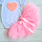 Conjunto tutu rosa niña