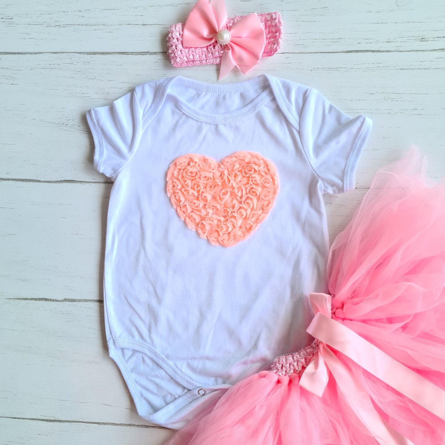 Conjunto tutu rosa niña