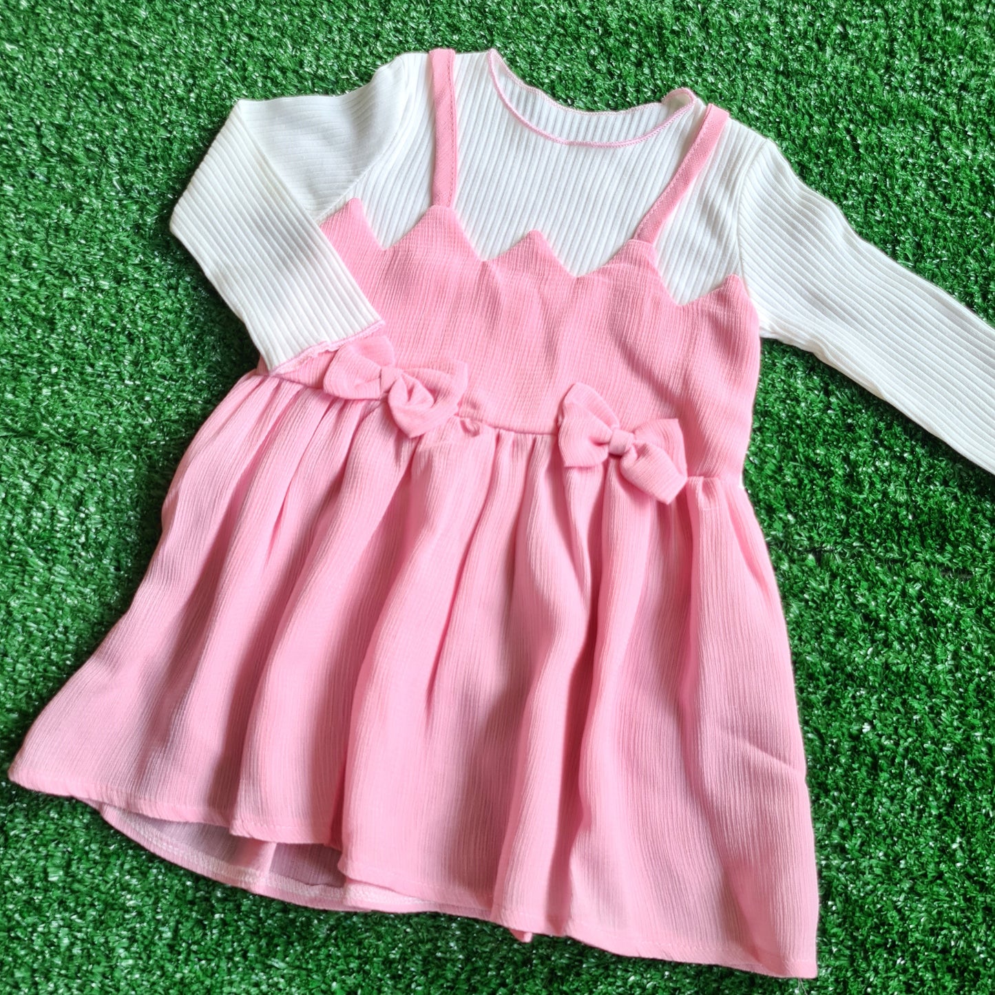 Vestido 100% algodón para niña - Modelito Valentina