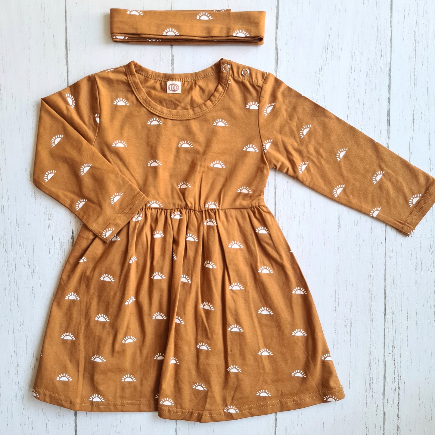 Vestido 100% algodón para bebé niña - Estilo verano