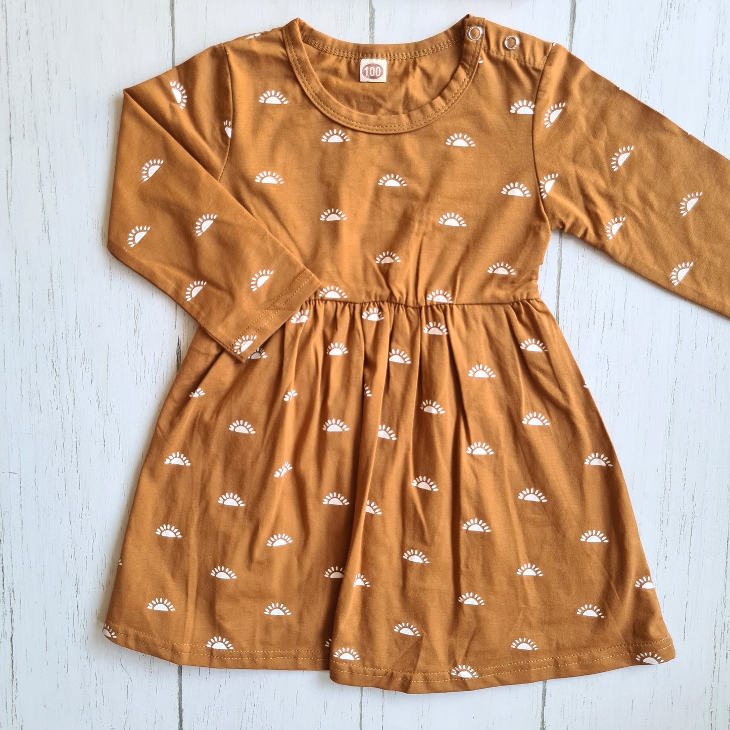 Vestido 100% algodón para bebé niña - Estilo verano