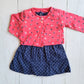 Vestido 100% algodón para bebé niña - Diseño puntitos